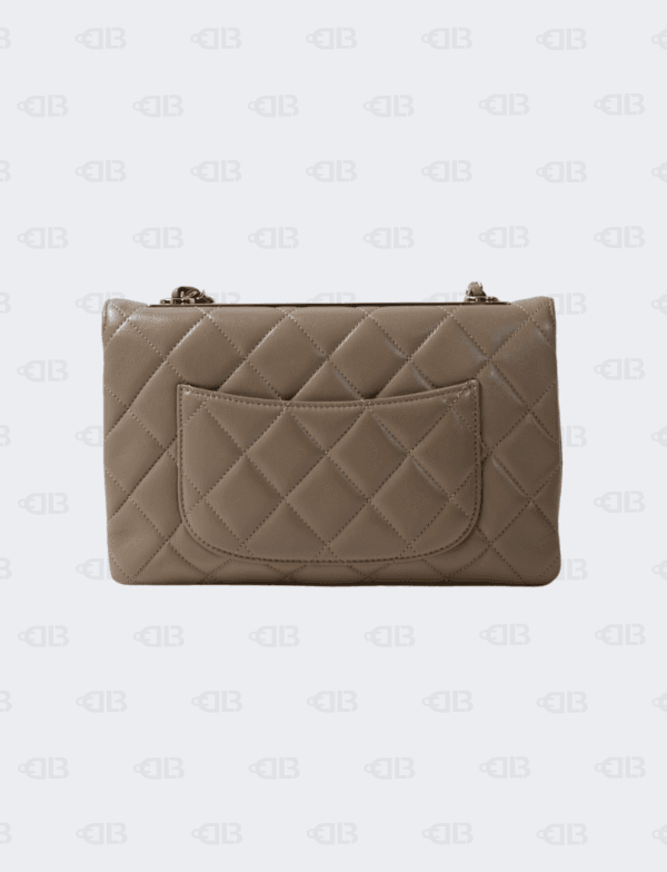 Chanel Trendy CC Lambskin Beige Clutch Bag