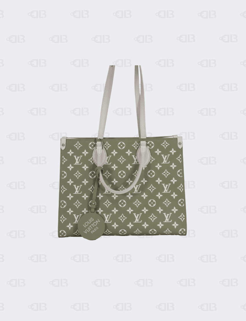 Louis Vuitton Spring in the City Khaki and Beige Empreinte OnTheGo MM