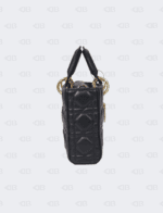 Christian Dior Small Lady D Joy Bag Black Cannage Lambskin