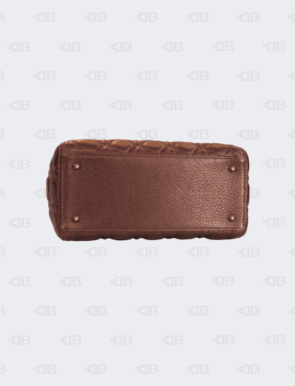 Lady Dior Burgundy Cannage Lambskin Medium