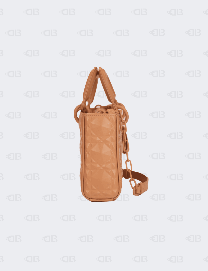 Christian Dior Beige Medium Lady D-Joy Bag