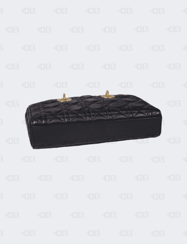 Christian Dior Small Lady D Joy Bag Black Cannage Lambskin