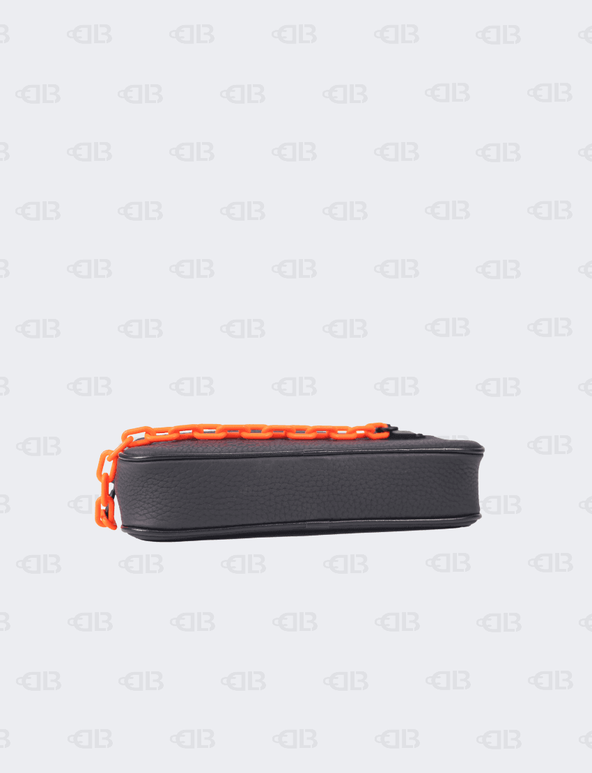 Louis Vuitton Taurillon Monogram Uniformes Solar Ray Soft Pochette Volga Belt Bag Black