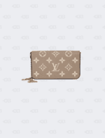 Louis Vuitton Felicie Pochette Monogram Empreinte Giant Beige
