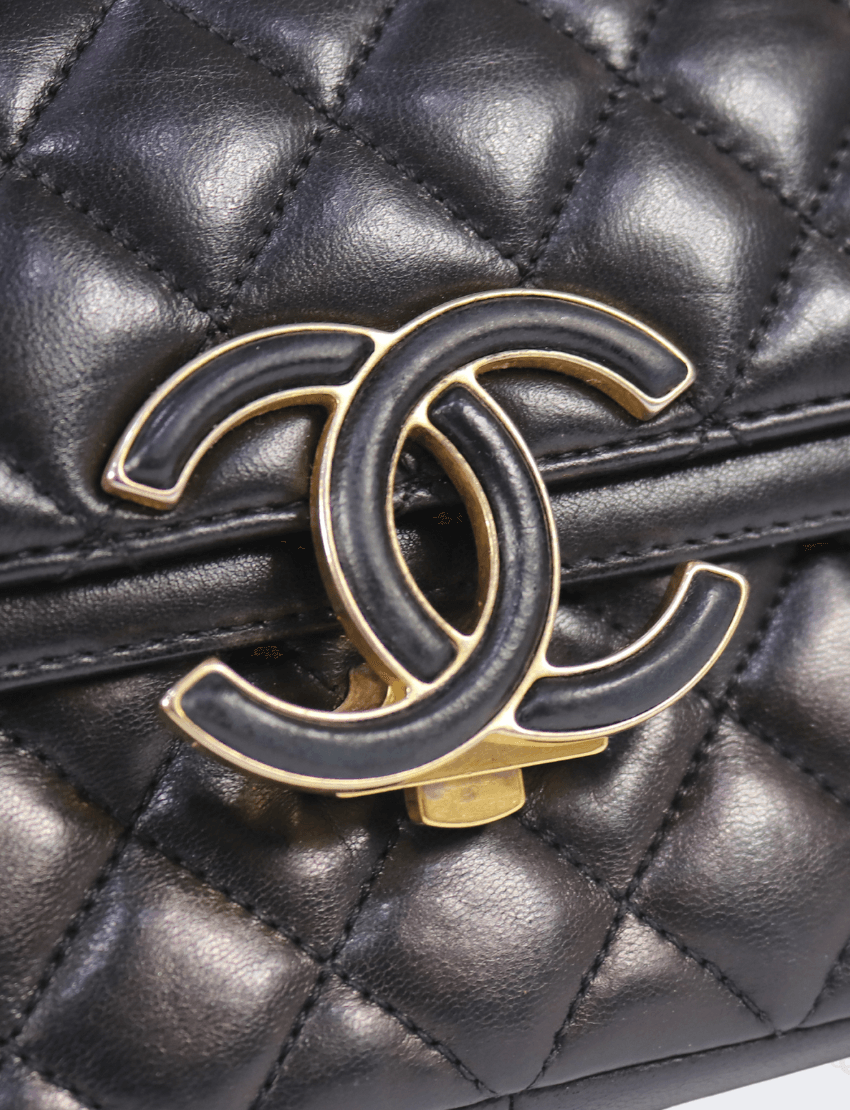 Chanel Small CC Chic Double Flap Bag