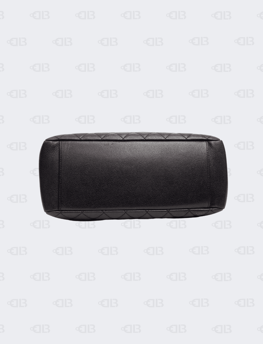 Chanel Caviar Quilted Grand Shopping Tote GST Black