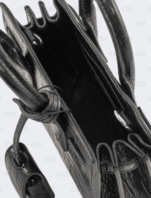 YSL Croco Embossed Sac De Jour