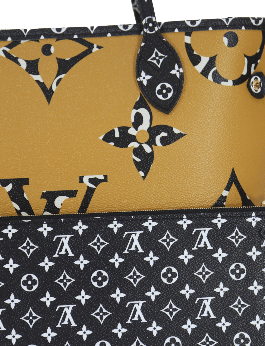 Louis Vuitton Giant Jungle Neverfull MM with Pouch