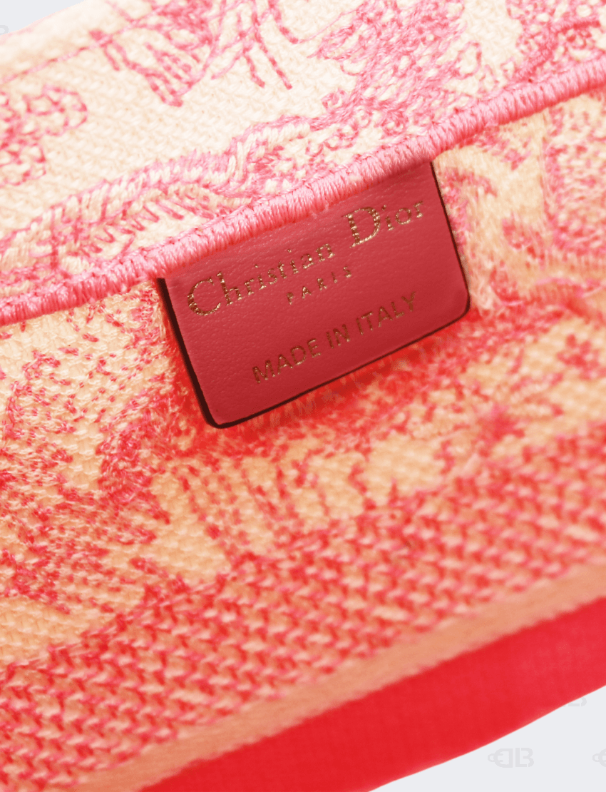 Christian Dior Medium Pink Book Tote