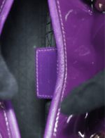 Lady Dior Purple Patent Cannage Medium