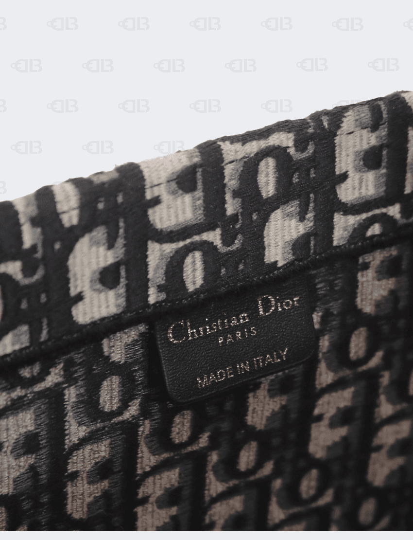 Christian Dior Blue Oblique Book Tote Large Bag