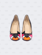 Christian Louboutin Multicolor Patent Leather Astrogirl Round Toe Pumps Size-39