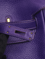 Hermes Ultraviolet Clemence Birkin 35 Gold Hardware