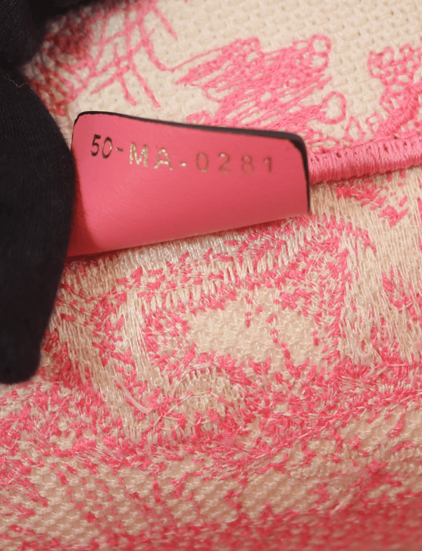 Christian Dior Medium Pink Book Tote