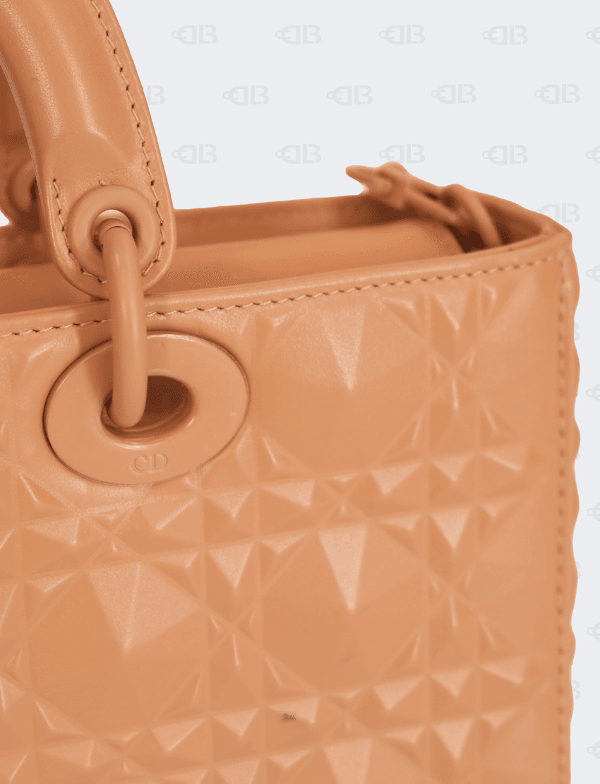 Christian Dior Beige Medium Lady D-Joy Bag