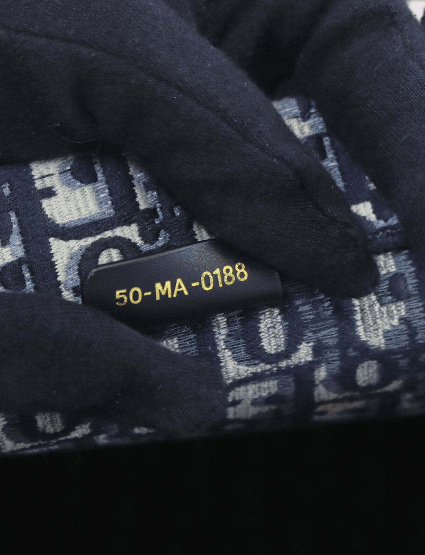 Christian Dior Blue Oblique Book Tote Large Bag