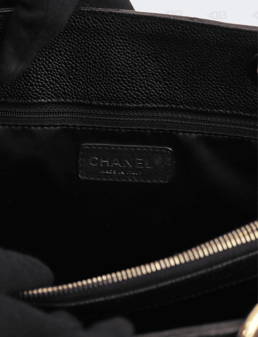 Chanel Caviar Quilted Grand Shopping Tote GST Black