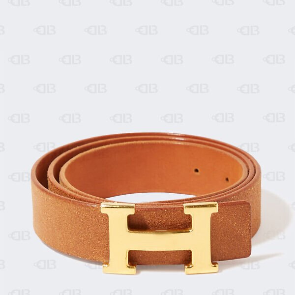 NEW HERMES BELT ORANGE/GOLD