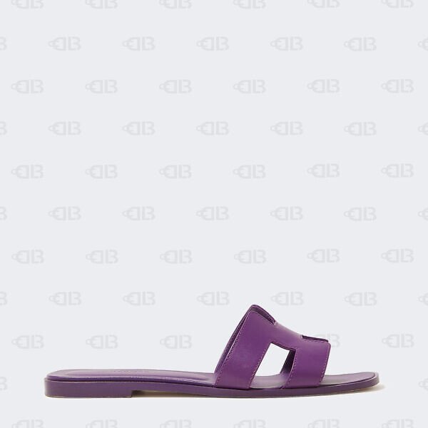 Hermès Oran Sandals Violet Majorette