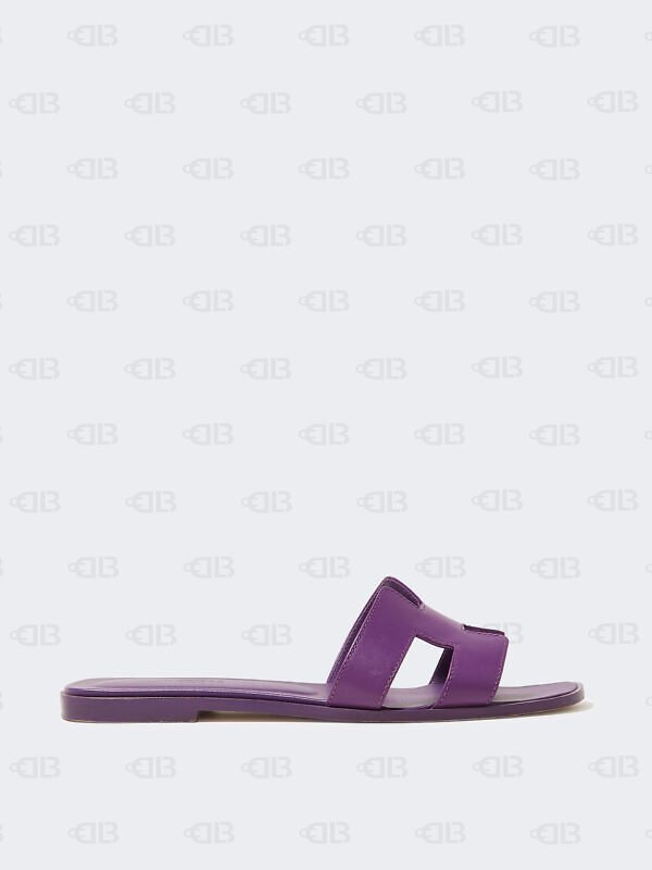 Hermès Oran Sandals Violet Majorette