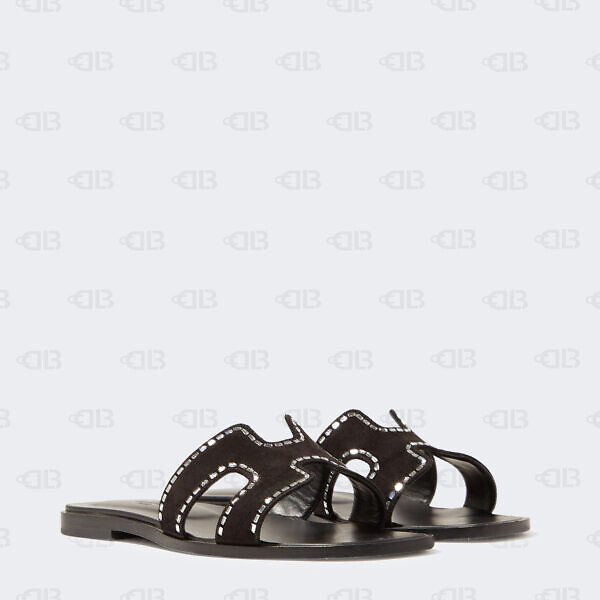 HERMES OASIS SANDAL BLACK