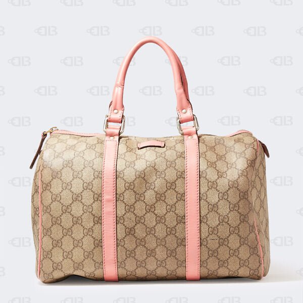 Gucci  Plus Monogram Small Joy Boston Pink