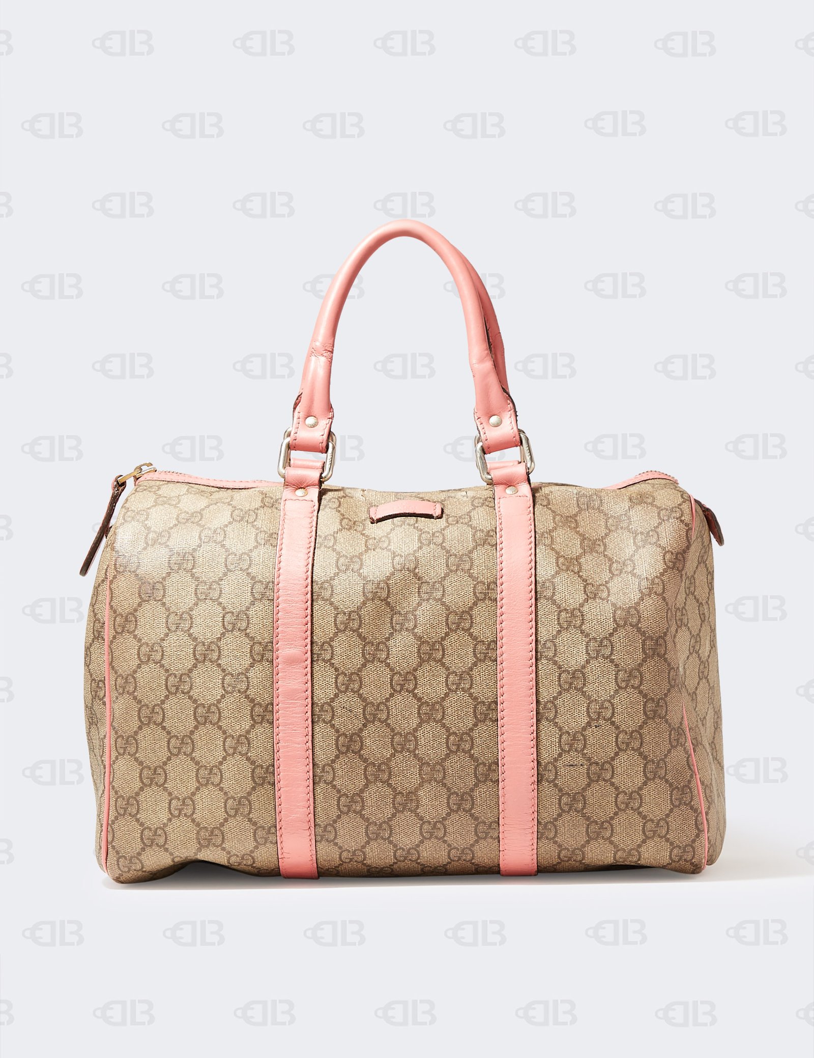 Gucci  Plus Monogram Small Joy Boston Pink