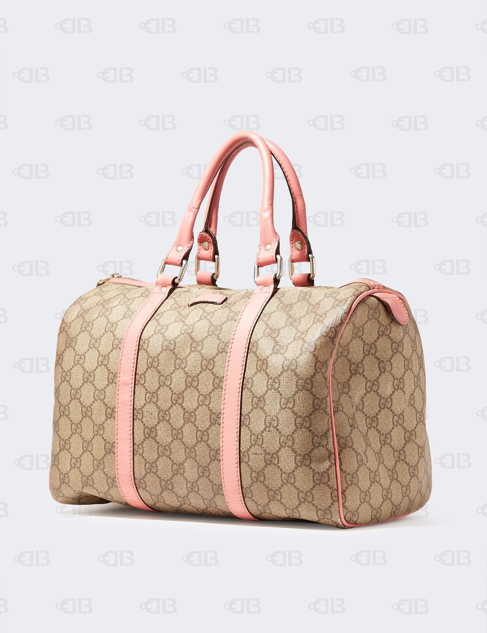 Gucci  Plus Monogram Small Joy Boston Pink