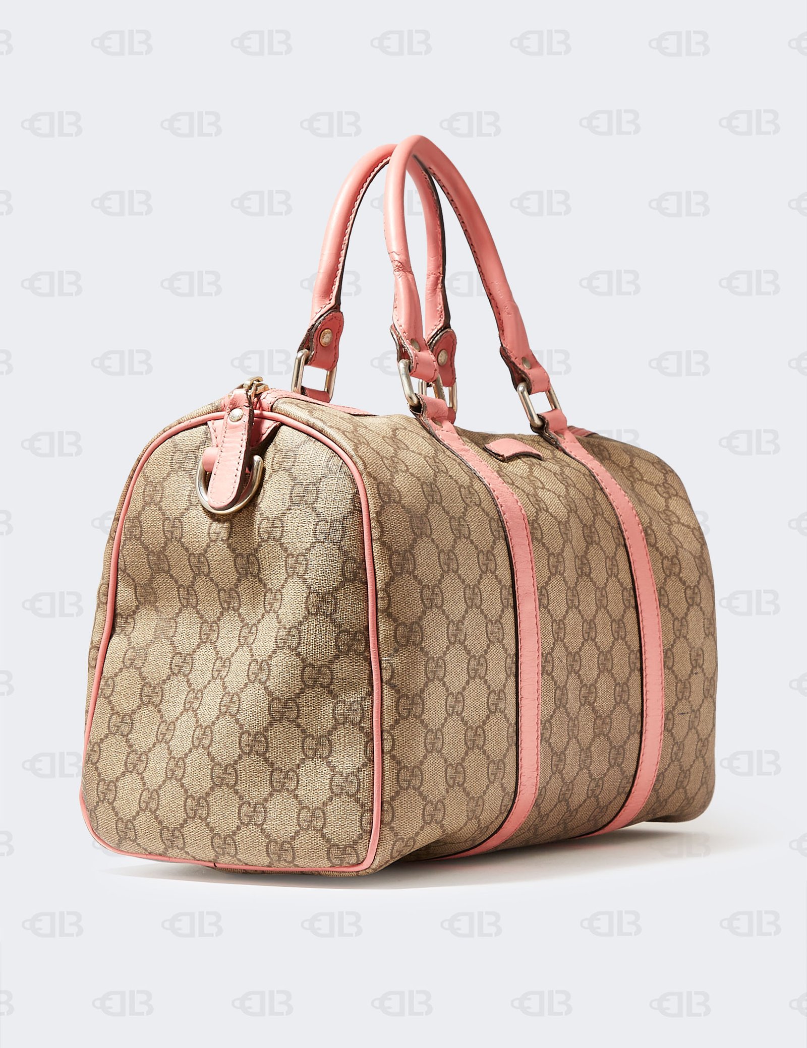Gucci  Plus Monogram Small Joy Boston Pink