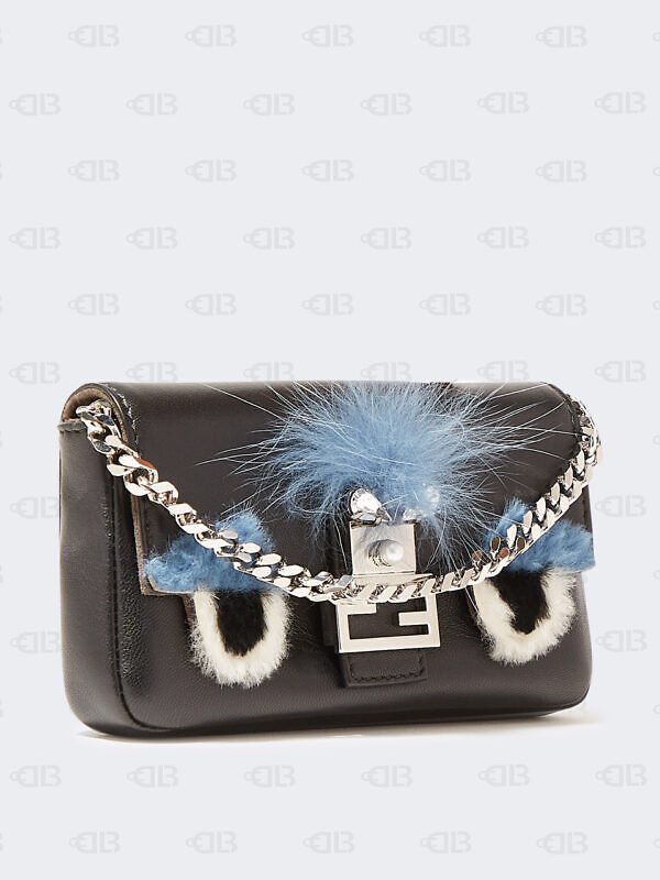 Fendi Black Micro Monster Baguette Multiple colors