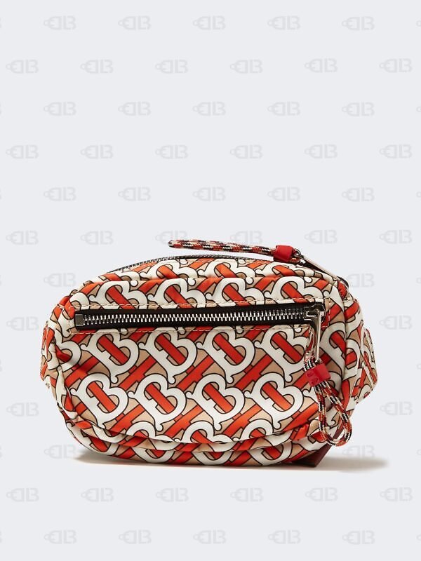 BURBERRY Monogram Technical-canvas Belt Bag In Orange