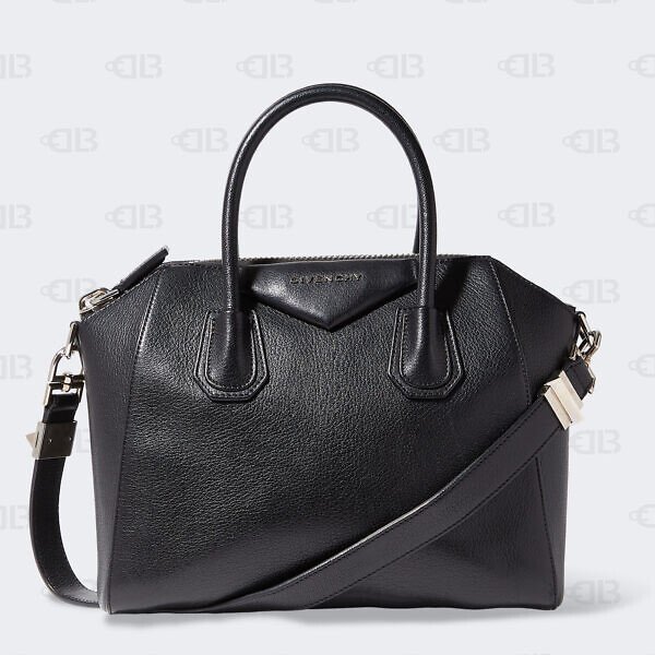 Givenchy Medium Antigona Raffia Top Handle Bag In Black