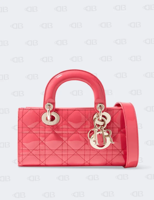 Dior Medium Lady D-Joy Bag Pink Lambskin Cannage
