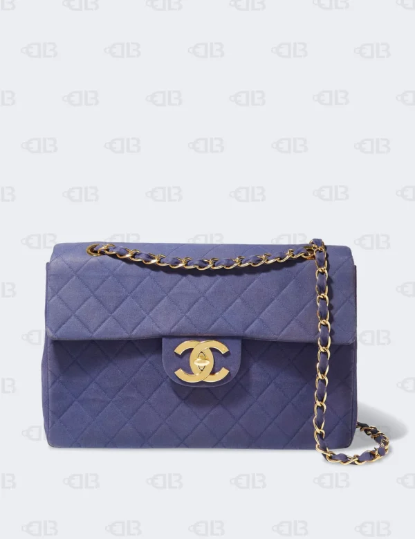 Chanel Classic Flap Small Iridescent Blue Caviar