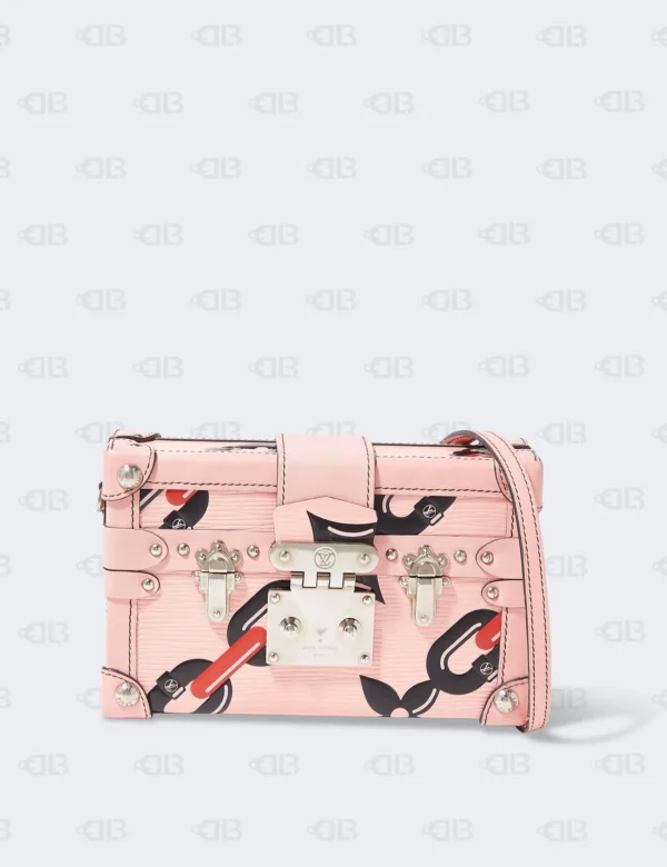 Louis Vuitton Petite Malle Handbag Limited Edition Printed Epi Leather