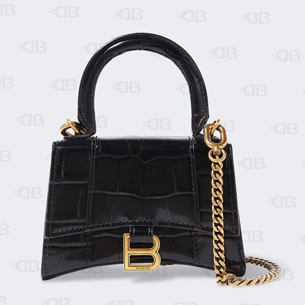 Balenciaga Hourglass Mini Top Handle Bag