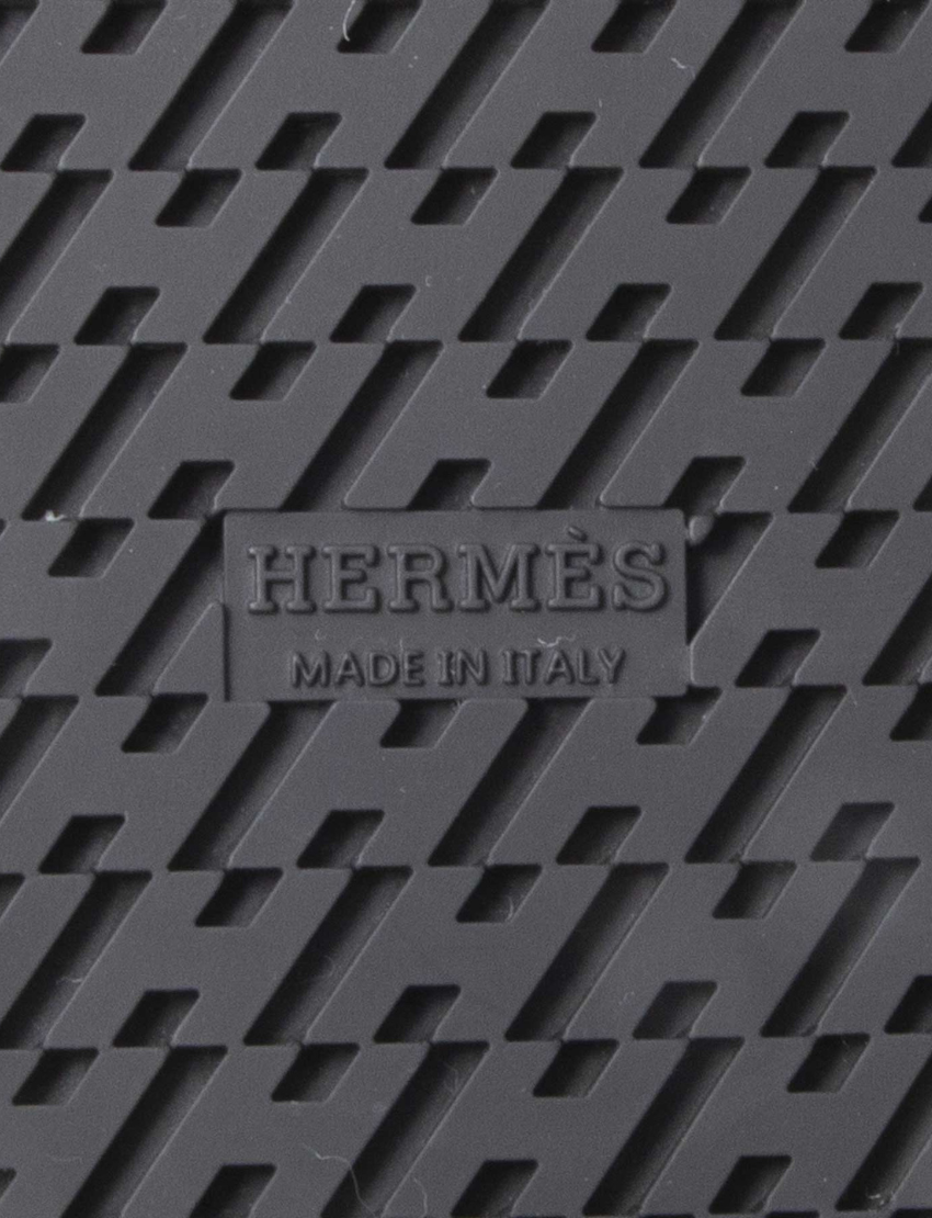 Hermes Calfskin Black Edith Sandals Size 39