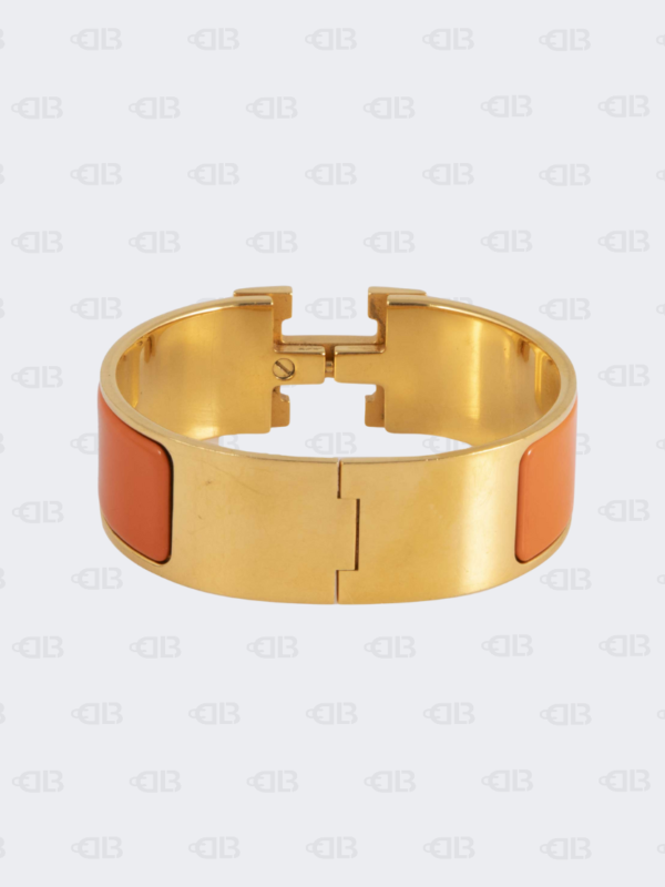 Hermes Wide Clic Clac H Orange