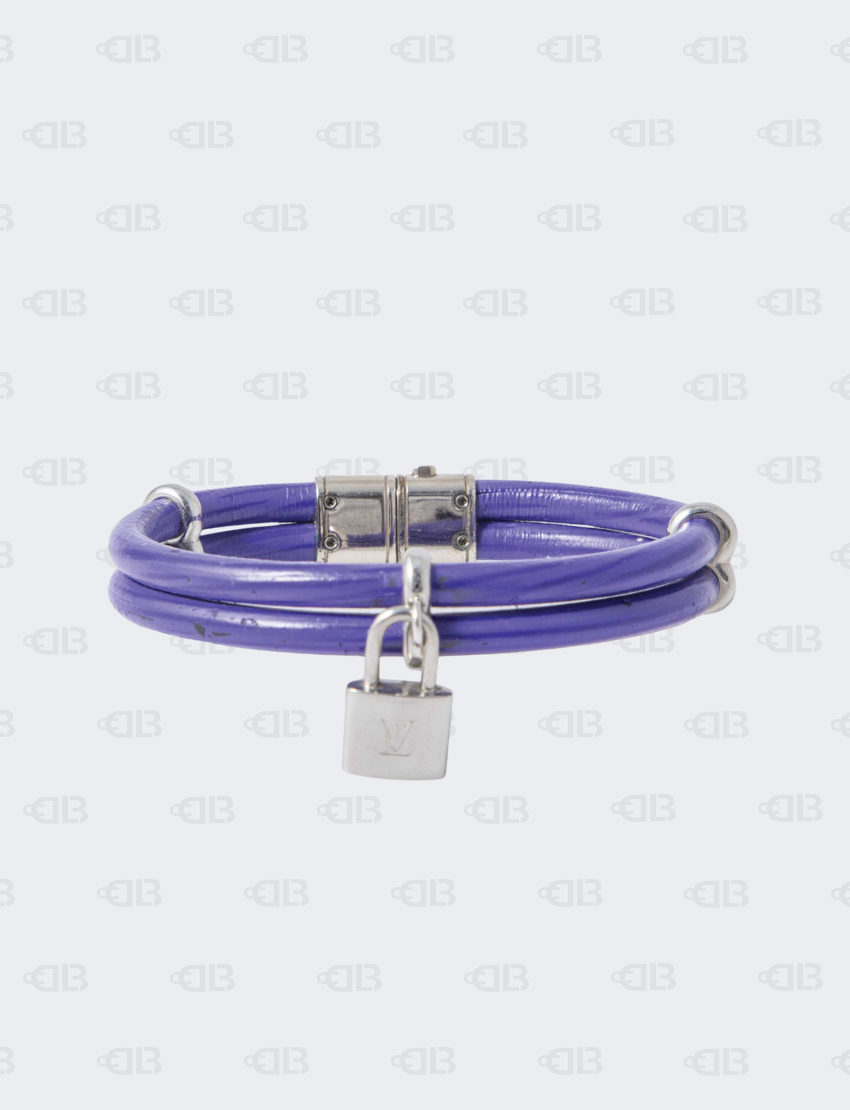 Louis Vuitton Keep It Twice Lock Purple Bracelet
