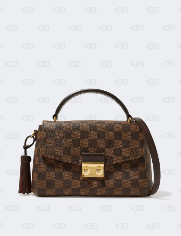 Louis Vuitton Damier Ebene Canvas Croisette Bag