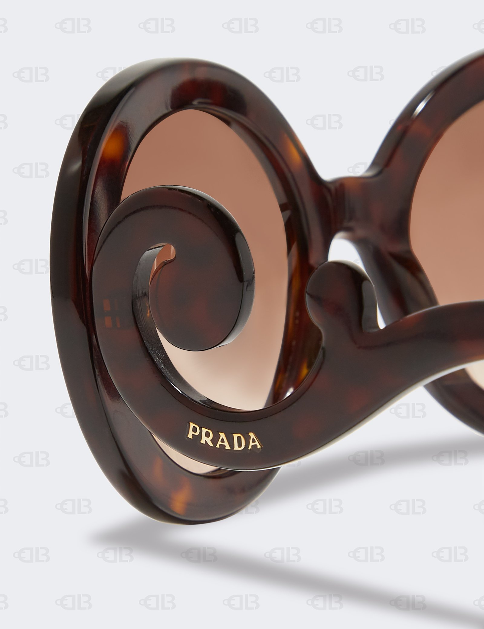 PRADA Baroque Sunglasses Tortoise
