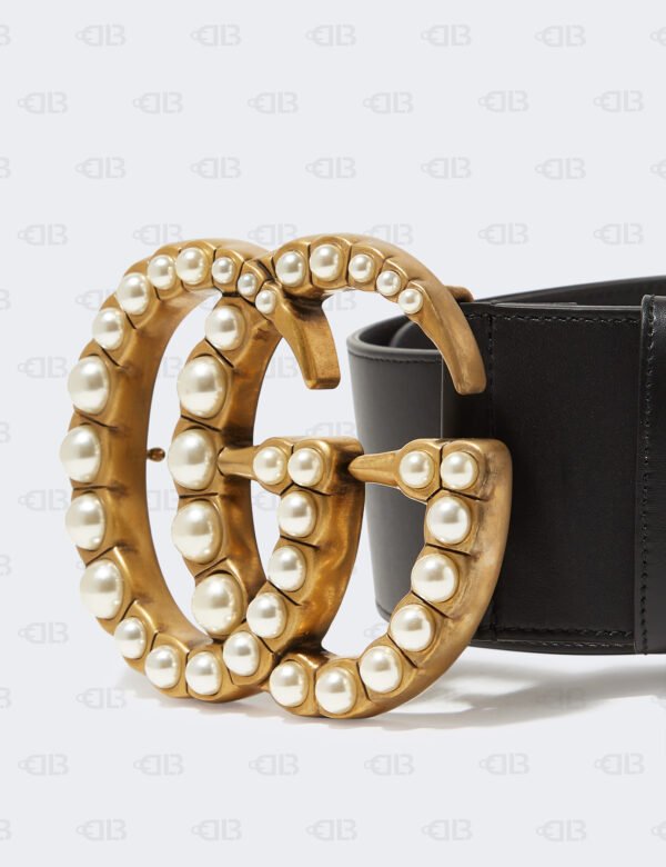 Gucci belt pearl buckle online