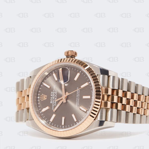 Rolex Slate 18K Everose Gold Stainless Steel