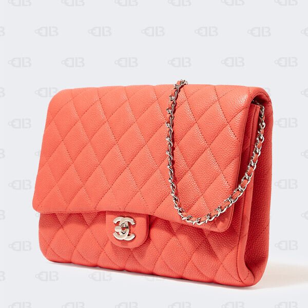 Chanel Red Caviar Medium Classic Double Flap Bag