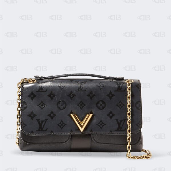 Louis Vuitton Black Monogram Very Chain Bag