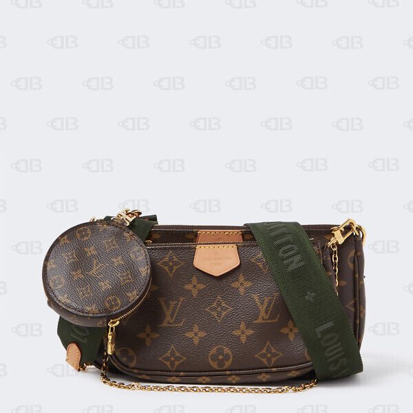 Louis Vuitton Khaki Monogram Canvas Multi Pochette Accessories Bag