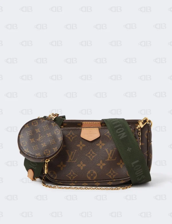 Louis Vuitton Khaki Monogram Canvas Multi Pochette Accessories Bag
