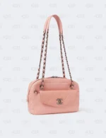 Chanel Coco Break Camera Bag Pink Caviar Leather