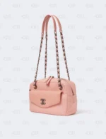Chanel Coco Break Camera Bag Pink Caviar Leather