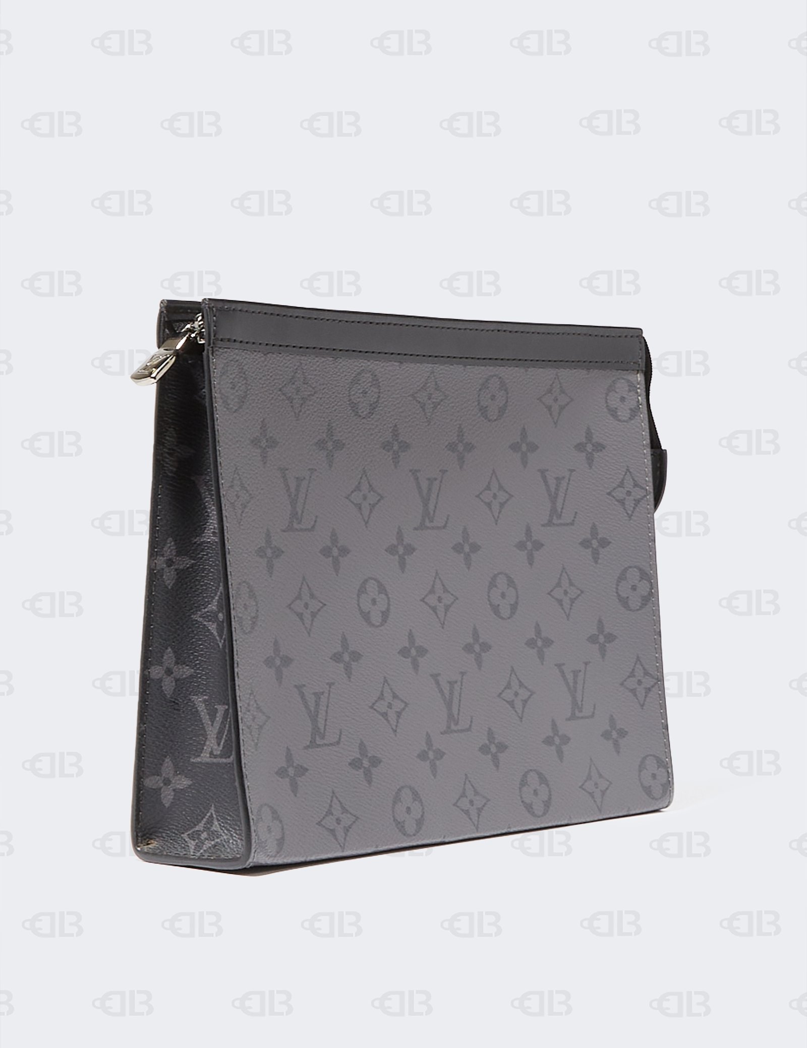 Louis Vuitton Monogram Eclipse Pochette Voyage MM Black